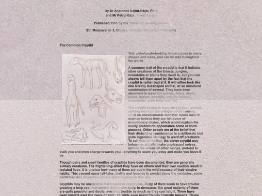 bestiary screenshot