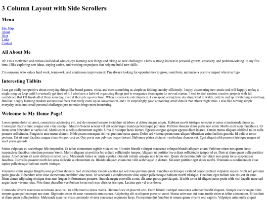 3columnlayout screenshot