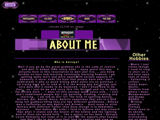 aboutme screenshot