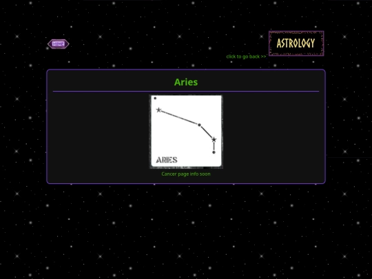 astrology/cancer screenshot