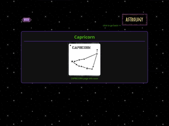 astrology/capricorn screenshot