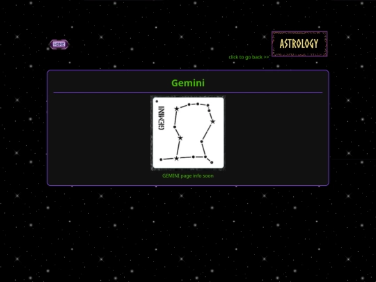 astrology/gemini screenshot