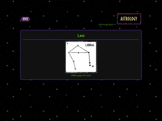 astrology/libra screenshot