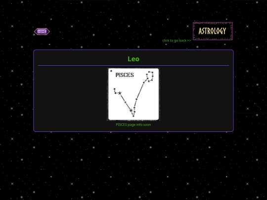 astrology/pisces screenshot