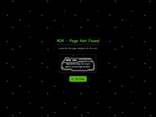 not_found screenshot