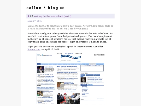 posts/writing-for-the-web screenshot