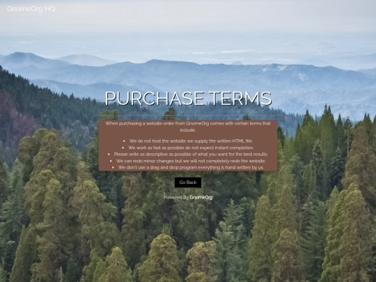 terms screenshot
