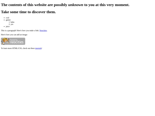 index screenshot
