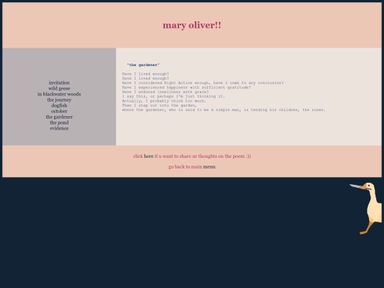 poems/maryoliver/tg screenshot