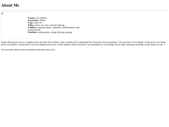 pages/about screenshot
