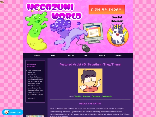 blog/strontium screenshot