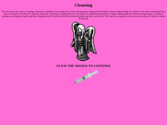 cleansing screenshot