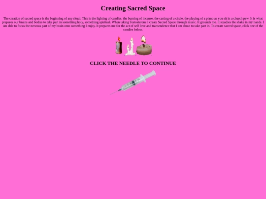 sacredspace screenshot