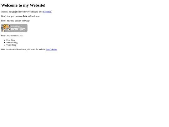 index screenshot