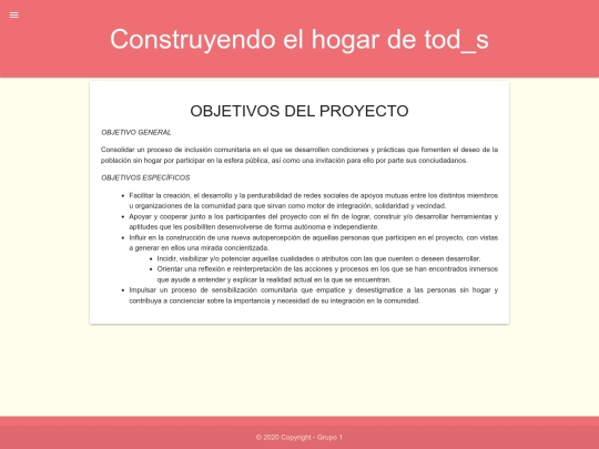 hogar/html/objetivos screenshot