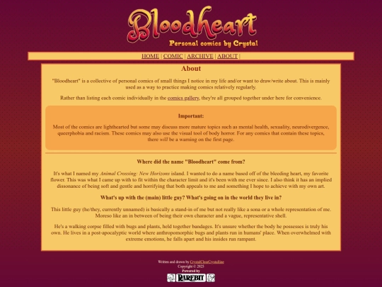 gallery/comics/bloodheart/about screenshot