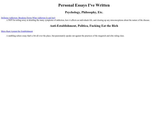 oldsite/essays screenshot
