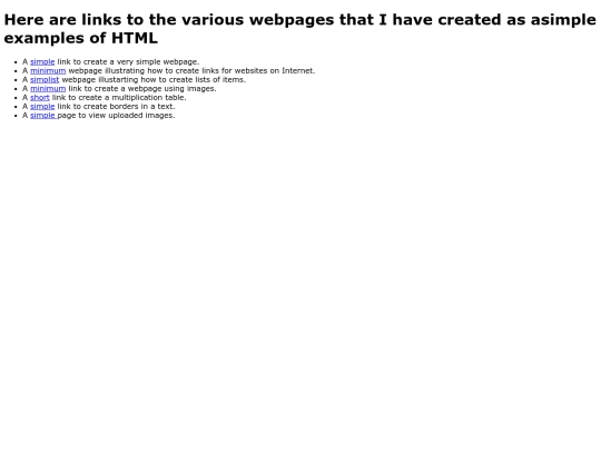 index screenshot