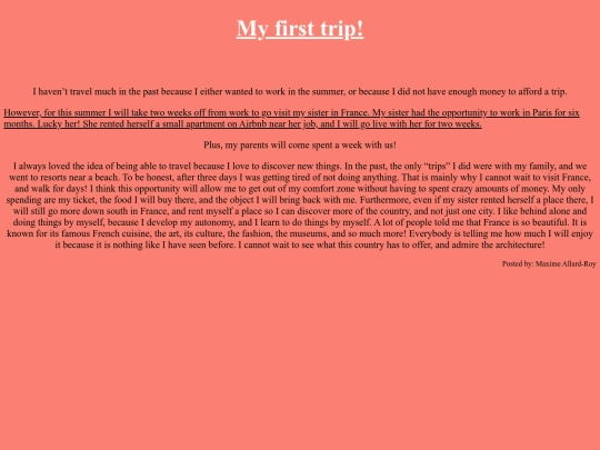 project/Websitecreation/firstpagetravelthissummer screenshot