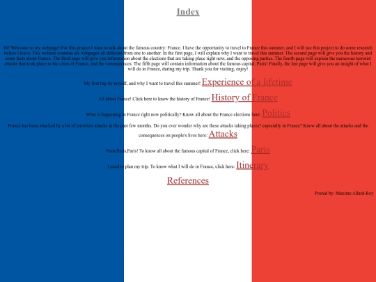 project/indexproject screenshot