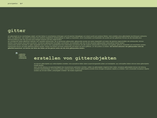 Verlaufsgitter screenshot