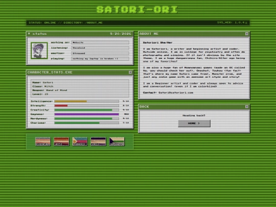 aboutme screenshot