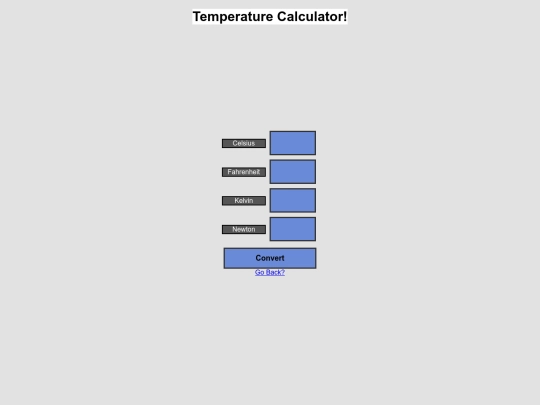 tempCalc screenshot