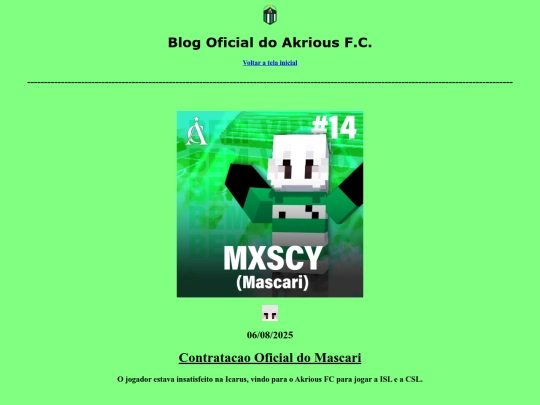 blog screenshot