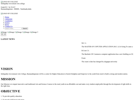 index screenshot