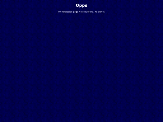 not_found screenshot