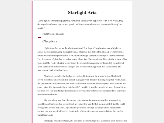 starlight/starlight screenshot