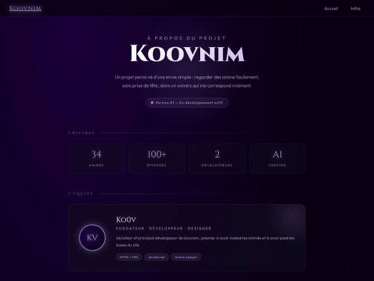 info screenshot