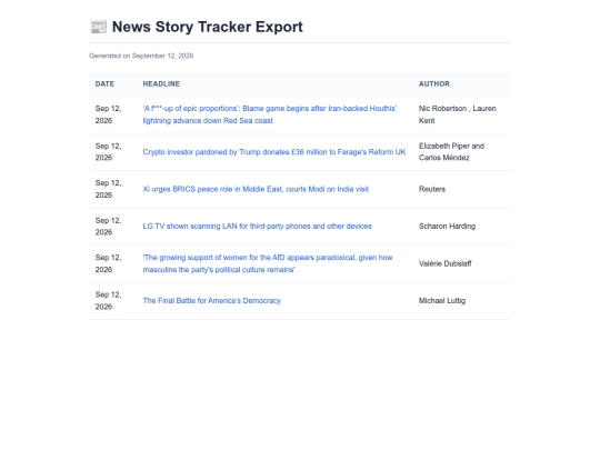 NewsTrackerTools/news_stories_2026-09-12 screenshot