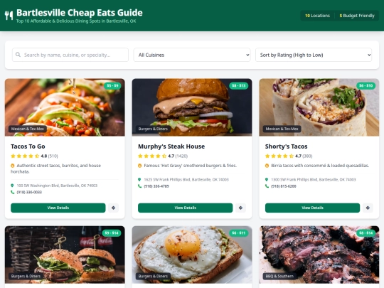 OKCheapEats/BartlesvilleCheapEats screenshot