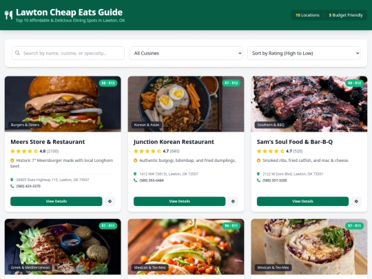OKCheapEats/LawtonCheapEats screenshot