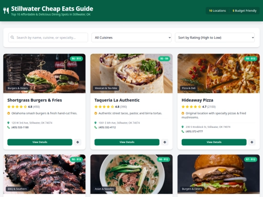 OKCheapEats/StillwaterCheapEats screenshot