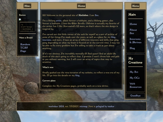 home screenshot
