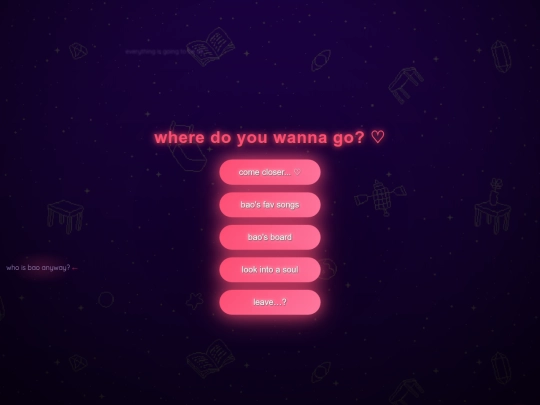 menu screenshot