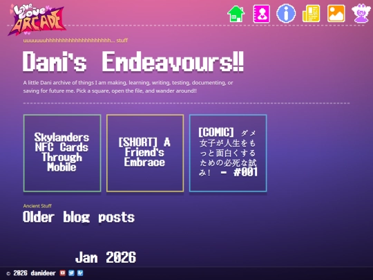 dani/blog screenshot