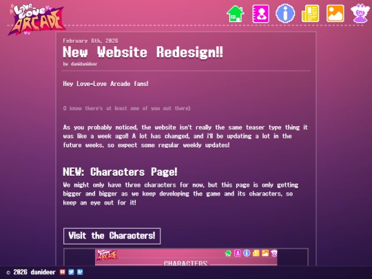 news/website-redesign screenshot
