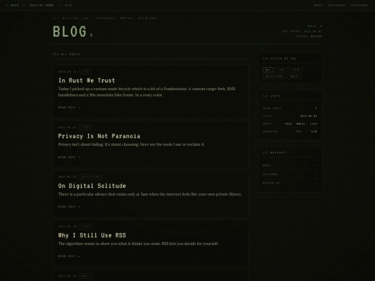 blog screenshot