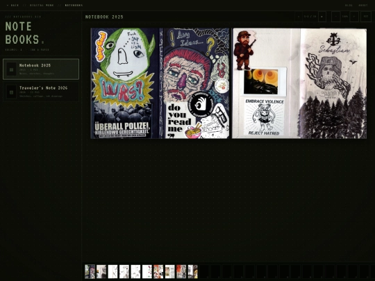 notebooks screenshot