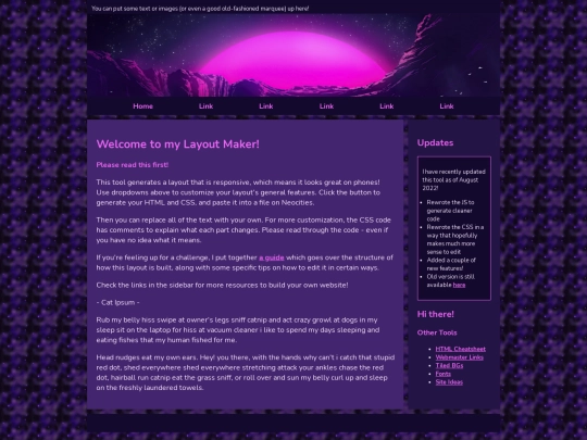 blog screenshot