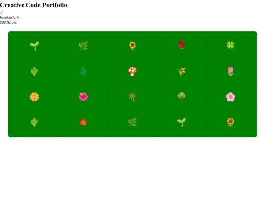 week/1/css-garden screenshot