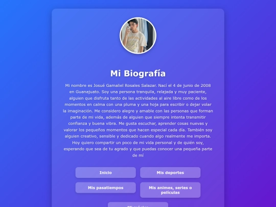 biografia screenshot