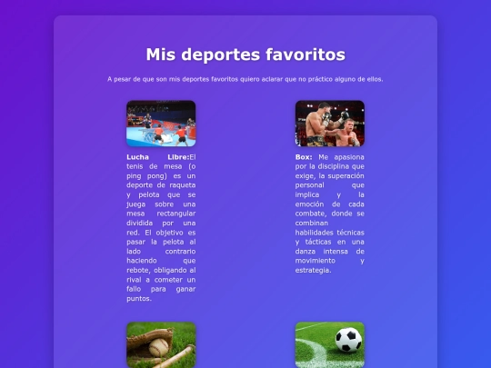 deportes screenshot