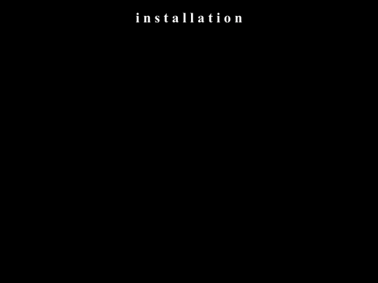 installation screenshot