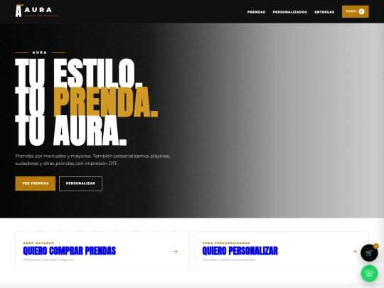 Tienda AURA screenshot
