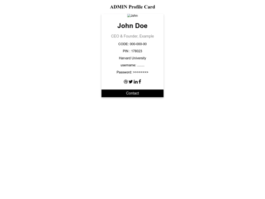 Admin/Modern/admincards screenshot