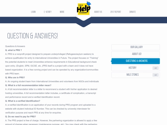 Questions--Answers screenshot